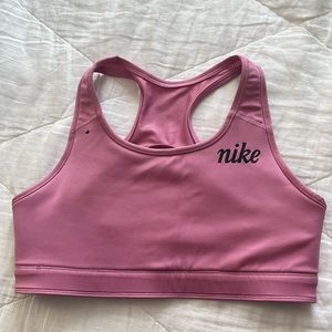 pink nike bra